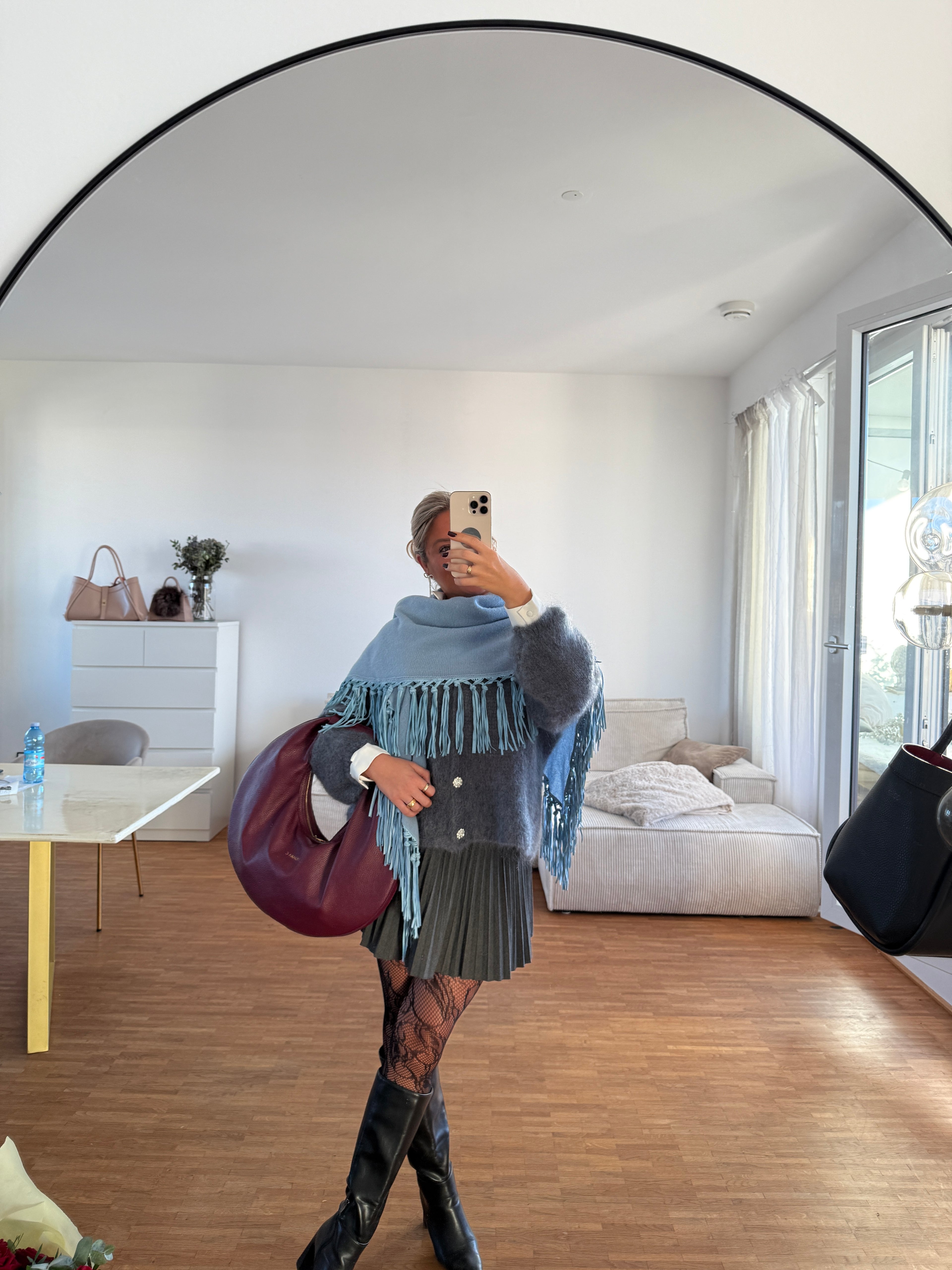 Luxury Mohair Cardigan with crystal buttons – Made in Italy