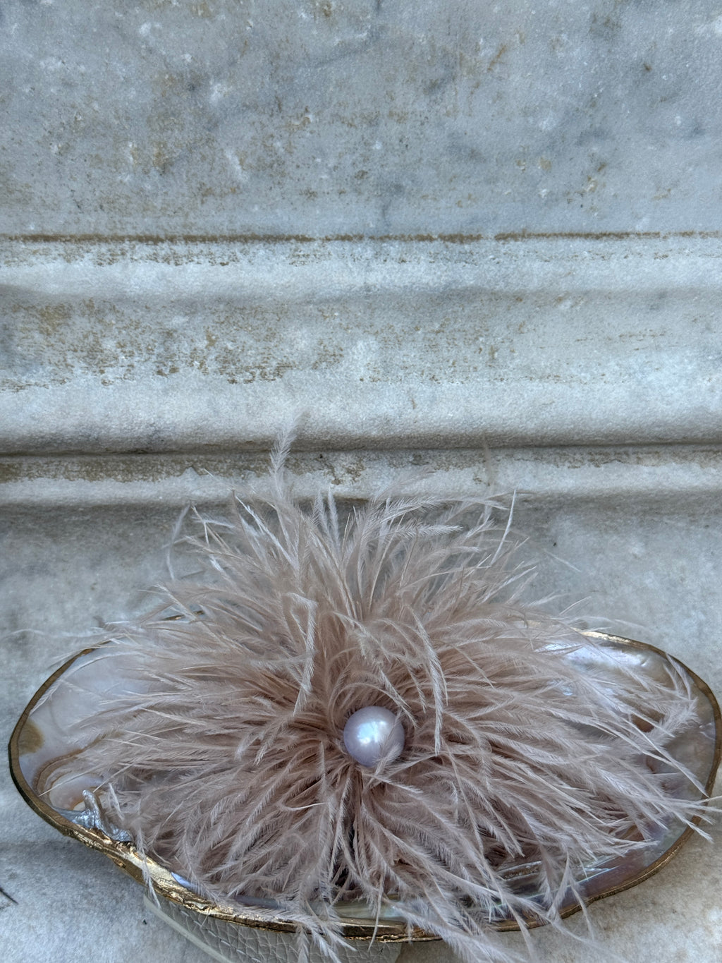 Piuma d'amore pin/brooche