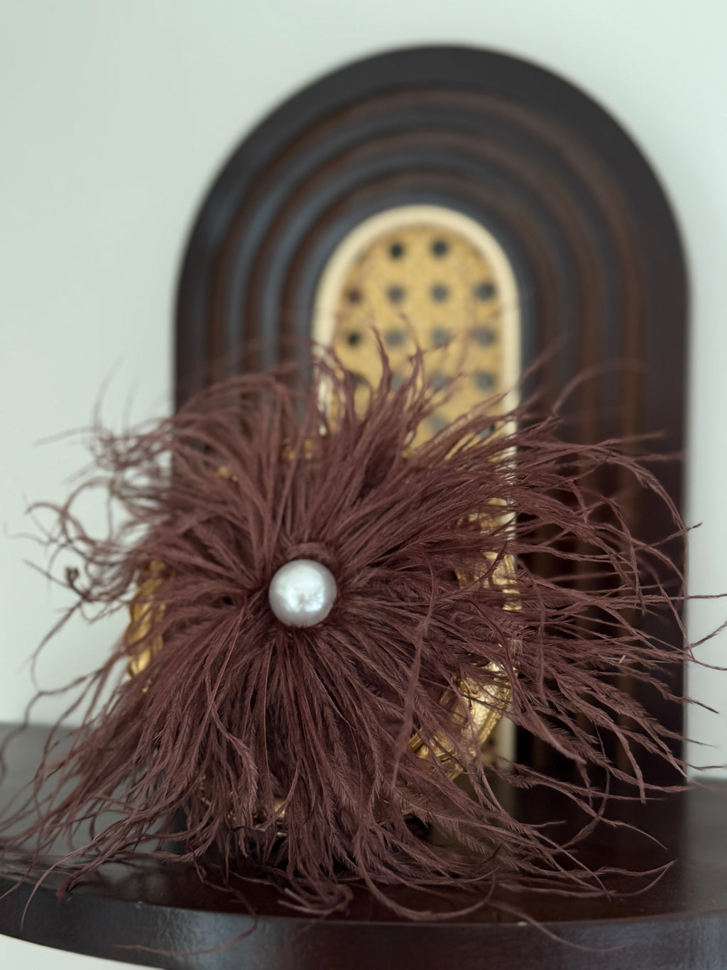 Piuma d'amore pin/brooche